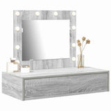Tavolo da Trucco Grigio 83 x 40 x 70 cm Legno truciolato