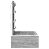 Tavolo da Trucco Grigio 83 x 40 x 70 cm Legno truciolato