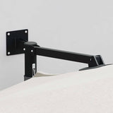 Ombrello da giardino Beige e Nero 248 x 248 x 148 cm