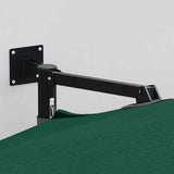 Ombrello da giardino Verde e Nero 248 x 248 x 148 cm