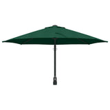 Ombrello da giardino Verde e Nero 248 x 248 x 148 cm