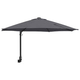 Ombrello da giardino Antracite 248 x 248 x 148 cm