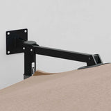 Ombrello da giardino Tortora e Nero 248 x 248 x 148 cm