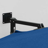 Ombrello da giardino Blu e Nero 248 x 248 x 148 cm