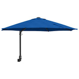 Ombrello da giardino 248 x 248 x 148 cm Poliestere e Acciaio