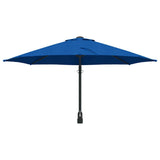 Ombrello da giardino 248 x 248 x 148 cm Poliestere e Acciaio