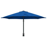 Ombrello da giardino Blu e Nero 248 x 248 x 148 cm