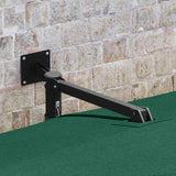 Ombrello da giardino Verde e Nero 248.5 x 247.5 x 160 cm