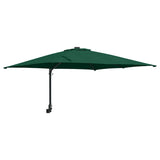 Ombrello da giardino Verde e Nero 248.5 x 247.5 x 160 cm