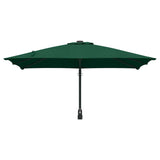 Ombrello da giardino Verde e Nero 248.5 x 247.5 x 160 cm
