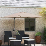 Ombrello da giardino Talpa 248,5 x 247,5 x 160 cm