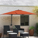 Ombrello da giardino Terracotta 248,5 x 247,5 x 160 cm
