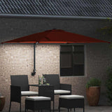 Ombrello da giardino Terracotta 248,5 x 247,5 x 160 cm