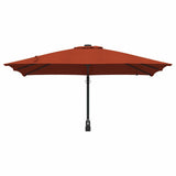 Ombrello da giardino Terracotta 248,5 x 247,5 x 160 cm