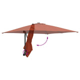 Ombrello da giardino Terracotta 248,5 x 247,5 x 160 cm