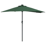 Ombrello da giardino Verde 294 x 150 x 223 cm Tessuto