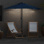 Ombrello da giardino Azzurro 294 x 150 x 224 cm Tessuto