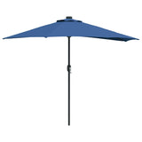 Ombrello da giardino Azzurro 294 x 150 x 224 cm Tessuto