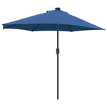 Ombrello da giardino Azzurro 294 x 150 x 224 cm Tessuto
