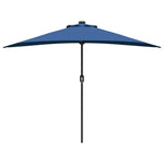 Ombrello da giardino Azzurro 294 x 150 x 224 cm Tessuto