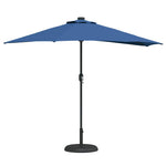 Ombrello da giardino Azzurro 294 x 150 x 224 cm Tessuto