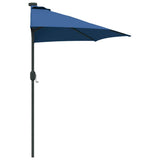 Ombrello da giardino Azzurro 294 x 150 x 224 cm Tessuto