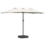 Ombrello da giardino Sabbiato e Antracite 385 x 209 x 244 cm