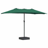 Ombrello da giardino Verde 385 x 209 x 244 cm Tessuto