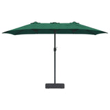 Ombrello da giardino Verde 385 x 209 x 244 cm Poliestere