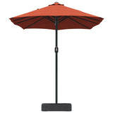 Ombrello da giardino Terracotta 385 x 209 x 244 cm Poliestere