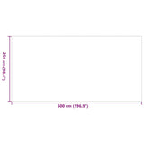 Tappeto da esterno ARAKIL Grigio e bianco 250 x 500 cm PP