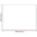Tappeto da esterno ARAKIL Grigio 300 x 400 cm PP