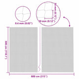 Rete per Gatti Trasparente 8x3 m in Nylon