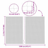 Rete per Gatti Trasparente 12x3 m in Nylon