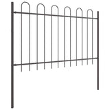 Recinzione per Giardino 2 pcs Grigio 3,4 x 1,2 m