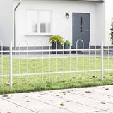 Recinzione per Giardino BOXTEL 2 pcs 3,4 x 0,6 m Bianco
