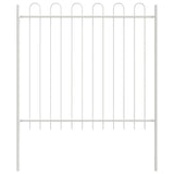Recinzione per Giardino 3 pcs Bianco 5,1 x 0,8 m