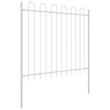 Recinzione per Giardino 3 pcs Bianco 5,1 x 0,8 m