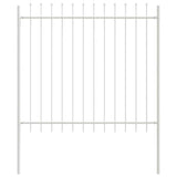 Recinzione per Giardino 5 pcs Bianco 8,5 x 1,5 m