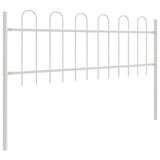 Recinzione per Giardino BOXTEL 5 pcs 8,5 x 0,6 m Bianco