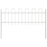 Recinzione per Giardino BOXTEL 5 pcs 8,5 x 0,6 m Bianco