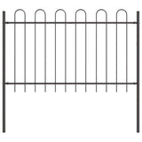 Recinzione per Giardino 7 pcs Grigio 11,9 x 1,2 m