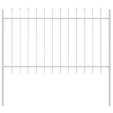 Recinzione per Giardino 9 pcs Bianco 15,3 x 0,8 m
