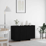Credenza Rovere nero 120 x 41 x 75 cm Legno truciolato