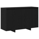 Credenza Rovere nero 120 x 41 x 75 cm Legno truciolato