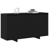 Credenza Rovere nero 120 x 41 x 75 cm Legno truciolato