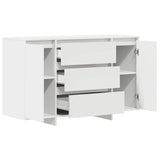 Credenza con cassetto Bianco 120 x 41 x 75 cm Legno truciolato