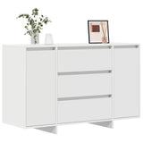 Credenza con cassetto Bianco 120 x 41 x 75 cm Legno truciolato