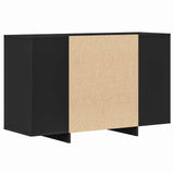 Credenza con cassetto Nero 120 x 41 x 75 cm Legno truciolato