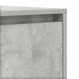 Credenza Grigio cemento 120 x 41 x 75 cm Legno truciolato